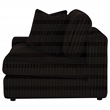 Coaster Blaine Fabric Upholstered Reversible Chaise Sectional Sofa in Chocolate