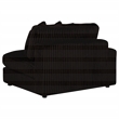 Coaster Blaine Fabric Upholstered Reversible Chaise Sectional Sofa in Chocolate