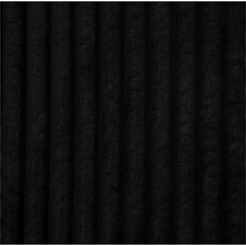 Coaster Blaine Fabric Upholstered Reversible Chaise Sectional Sofa in Black