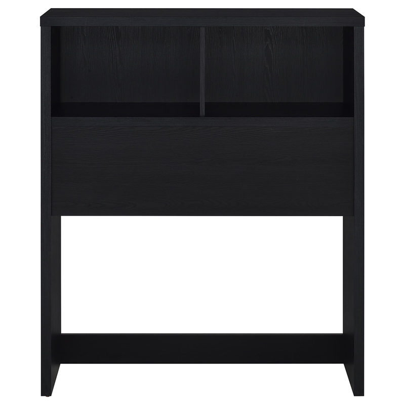 Coaster Westpark 49-inch Twin Wood Bookcase Headboard in Black