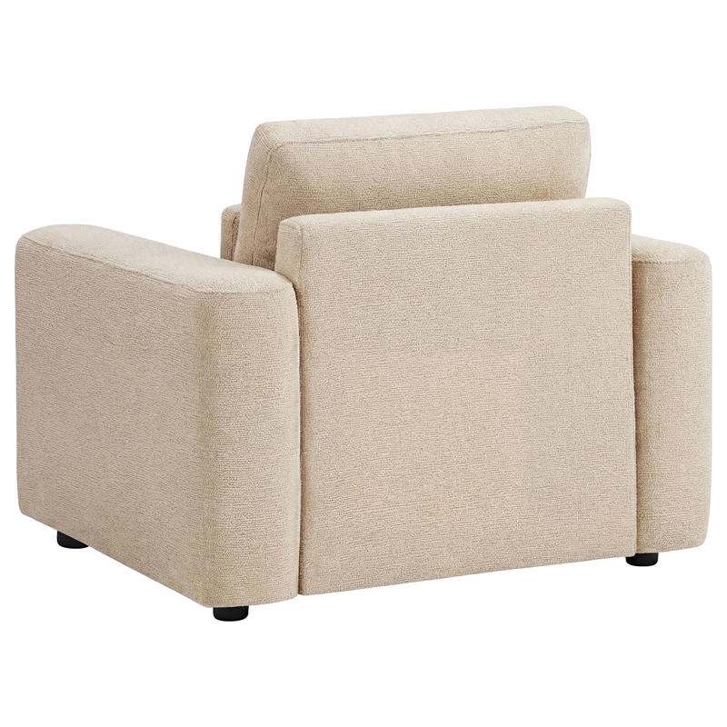 Coaster Amador Chenille Upholstered Track Arm Accent Chair in Camel