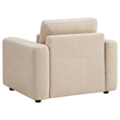 Coaster Amador Chenille Upholstered Track Arm Accent Chair in Camel