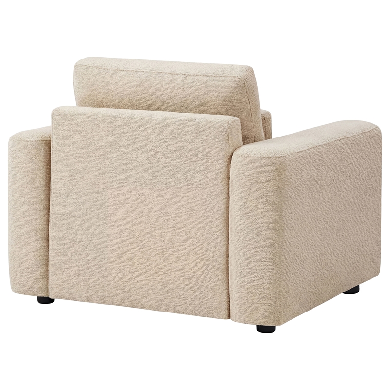 Coaster Amador Chenille Upholstered Track Arm Accent Chair in Camel
