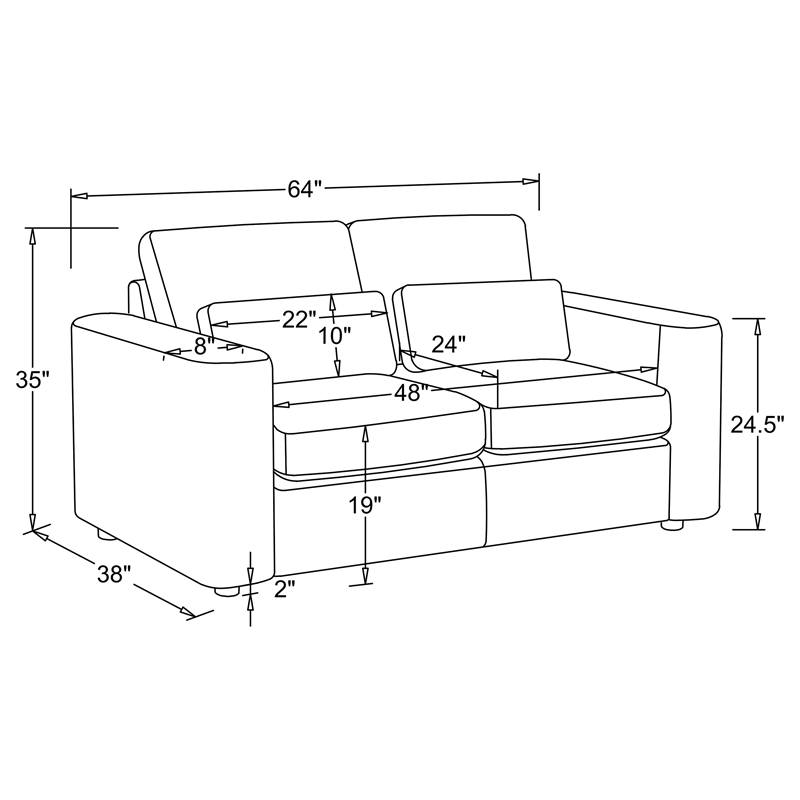 Coaster Amador 2-piece Chenille Upholstered Track Arm Sofa Set in Camel