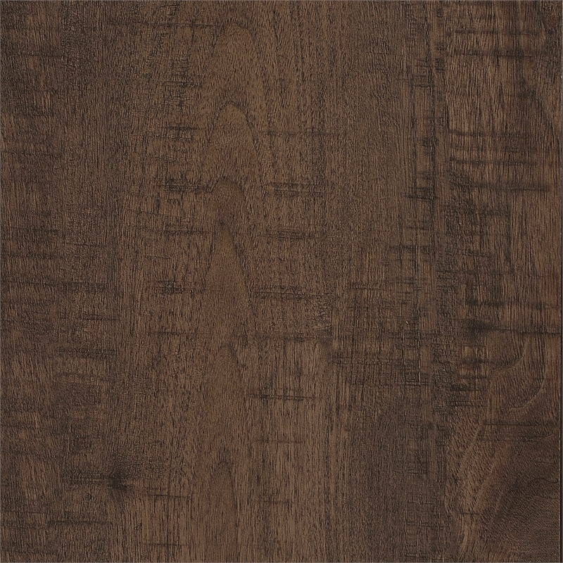 Coaster Aragon Engineered Wood Round Panel Base Coffee Table in Brown