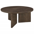 Coaster Aragon 2-Piece Engineered Wood Round Coffee Table Set in Brown