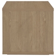 Coaster Ingram Engineered Wood Square End Table with Drawer in Latte