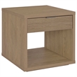 Coaster Ingram 2-Piece Engineered Wood Coffee Table Set in Latte
