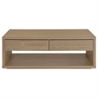 Coaster Ingram 2-Piece Engineered Wood Coffee Table Set in Latte