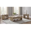 Coaster Ingram 3-Piece Engineered Wood Coffee Table Set in Latte