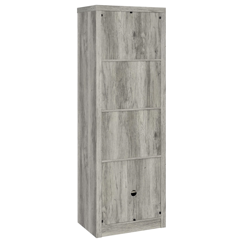 Coaster Burke 3-Piece TV Entertainment Center Fits 75-Inch TVs in Gray Driftwood