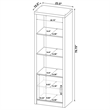 Coaster Burke 3-Piece TV Entertainment Center Fits 75-Inch TVs in Gray Driftwood