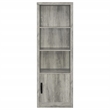 Coaster Burke 3-Piece TV Entertainment Center Fits 75-Inch TVs in Gray Driftwood