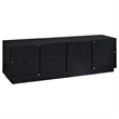 Coaster Medina Engineered Wood TV Stand for TVs up to 85 Inches in Black