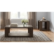 Coaster Pavone 2-Piece Engineered Wood Table Set with Open Shelves in Brown