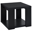 Coaster Pavone 3-Piece Engineered Wood Table Set with Open Shelves in Black