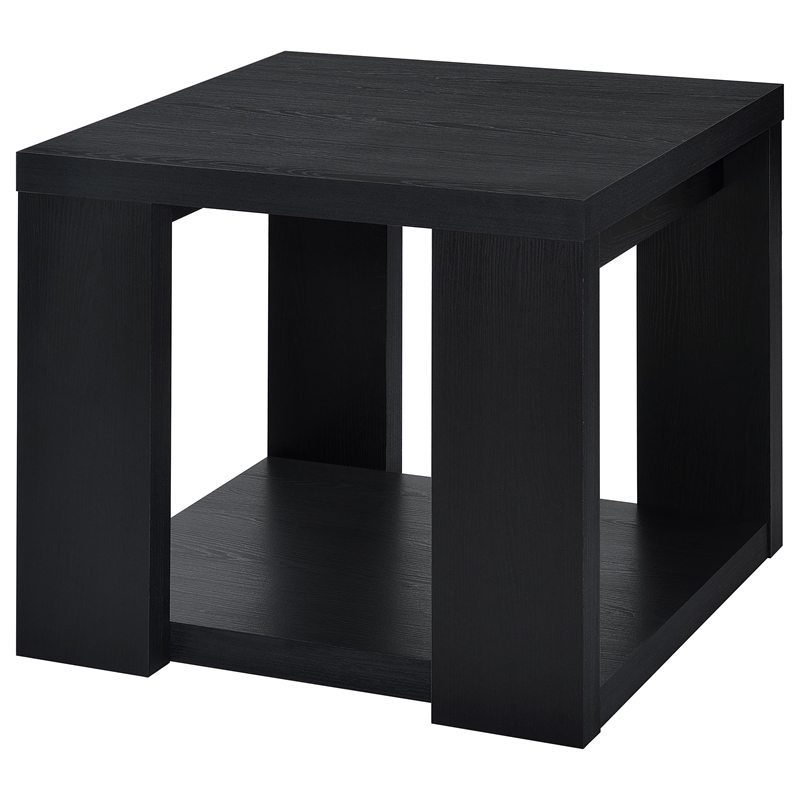 Coaster Pavone 3-Piece Engineered Wood Table Set with Open Shelves in Black
