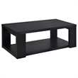Coaster Pavone 3-Piece Engineered Wood Table Set with Open Shelves in Black