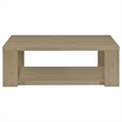 Coaster Pavone 2-Piece Engineered Wood Table Set with Open Shelves in Latte