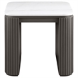 Coaster Lior 2-Piece Rectangular Marble Top Coffee and End Table Set in Charcoal