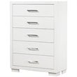 Jessica 5-drawer Bedroom Chest Snow White