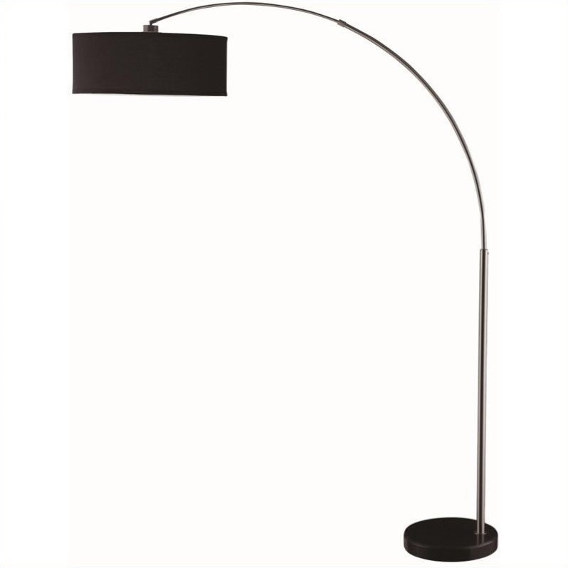 Vignettes Coaster Hanging Floor Lamp In Black