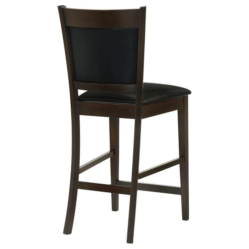 Jaden Upholstered Counter Chair Espresso