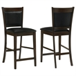 Jaden Upholstered Counter Chair Espresso