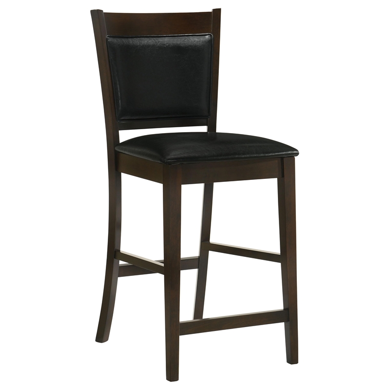 Jaden Upholstered Counter Chair Espresso