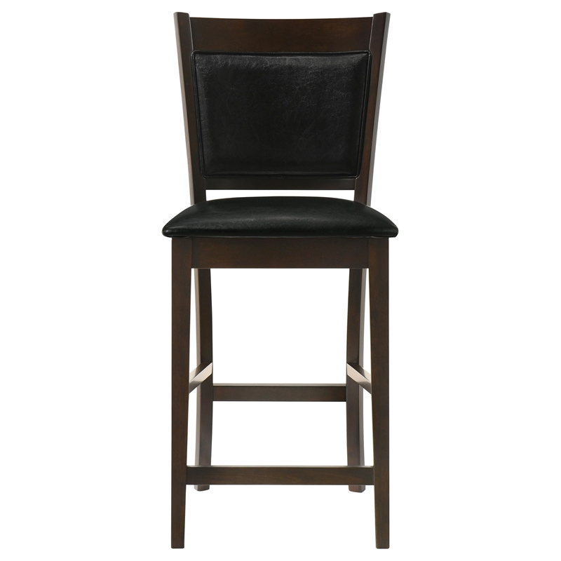 Jaden Upholstered Counter Chair Espresso