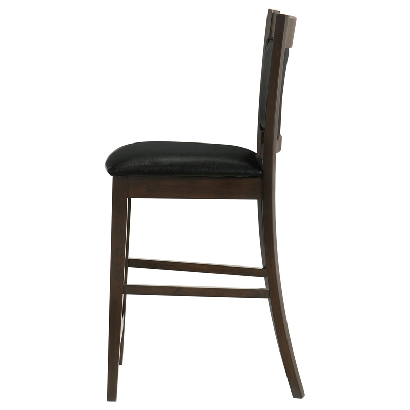 Jaden Upholstered Counter Chair Espresso
