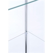 Coaster Bellatrix 3-shelf Clear Glass Curio Cabinet in Cappuccino