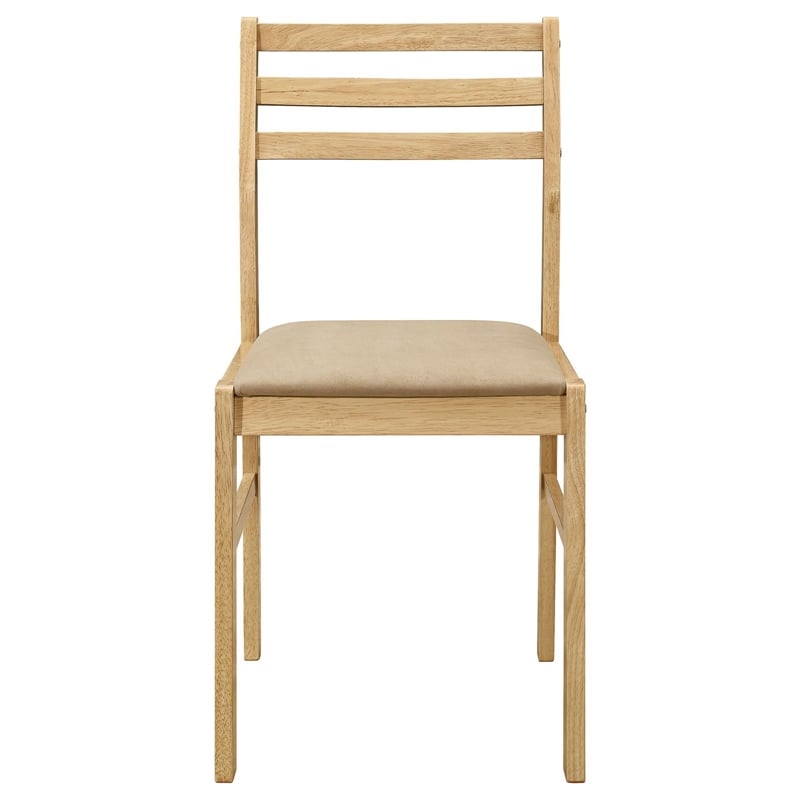 Bucknell 3-piece Round Drop Leaf Dining Table Set Natural