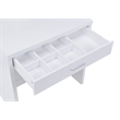 Harvey Vanity Set with Lift-Top Stool White
