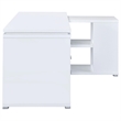 Yvette 60-inch 3-drawer L-Shape Wood Computer Desk White