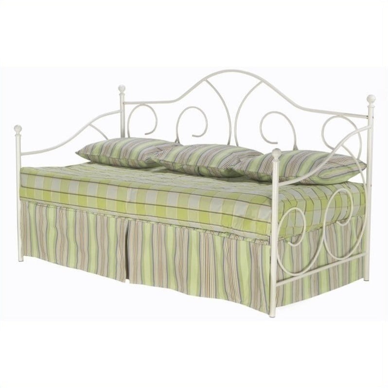   Group Caroline White Metal w/Link Spring Daybed 094325130030  