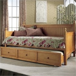 Fashion Bed Group Casey Wood Honey Maple Finish w/Optional Trundle 