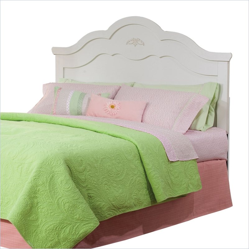 Standard Furniture Daphne Panel Headboard in White Finish