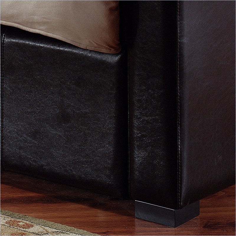 Hillsdale Brookland Leather Dark Brown Finish w/Trundle Daybed