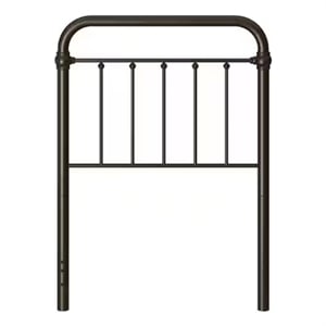 Hillsdale Kirkland Twin Metal Spindle Panel Headboard in Dark Bronze