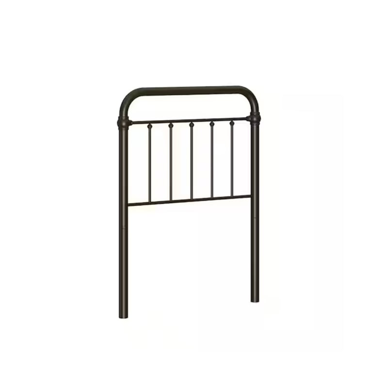 Hillsdale Kirkland Twin Metal Spindle Panel Headboard in Dark Bronze