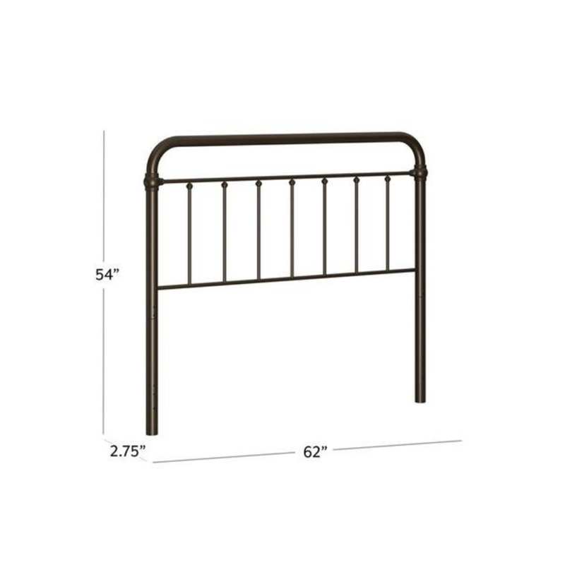 Hillsdale Kirkland Full or Queen Metal Spindle Panel Headboard