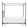 Hillsdale McArthur Metal King Canopy Bed with Frame in Bronze