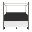 Hillsdale McArthur Metal King Canopy Bed with Frame in Bronze