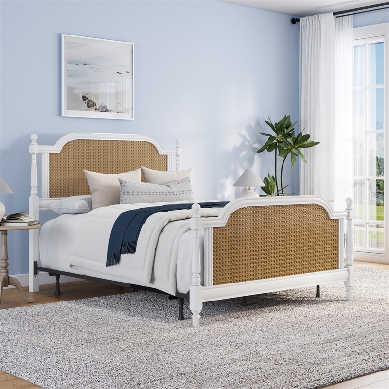 Melanie Bed - Queen - Metal Bed Rails Included