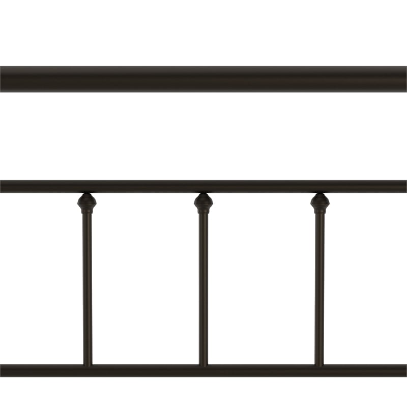 Hillsdale Furniture Kirkland Metal Twin Daybed with Roll Out Trundle Dark Bronze
