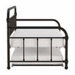 Hillsdale Furniture Kirkland Metal Twin Daybed with Roll Out Trundle Dark Bronze