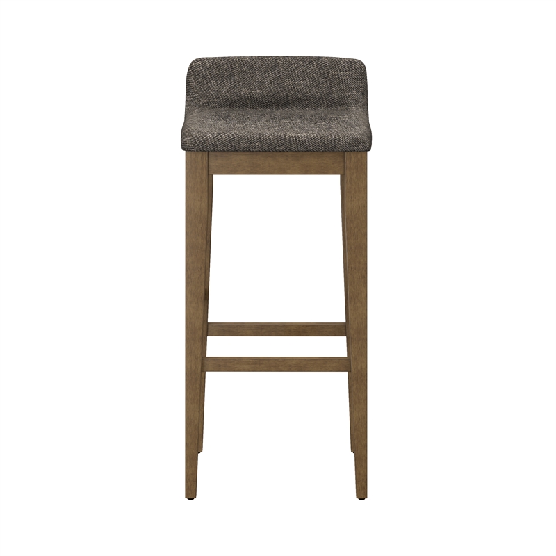 Hillsdale Renmark 26.25 Wood Contemporary Counter Stool in Brushed Gray