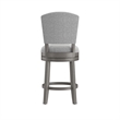 Hillsdale Santa Clara II 26 Wood Contemporary Counter Stool in Gray