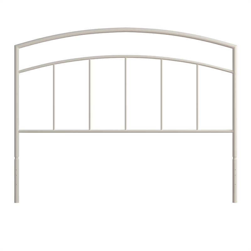 Hillsdale Furniture Julien Full Metal Headboard Textured White